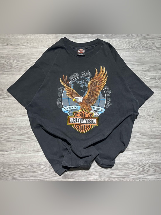 Harley-Davidson Other - 1992 Harley Davidson R.K. Stratman Inc double-sided eagle graphic made in USA T